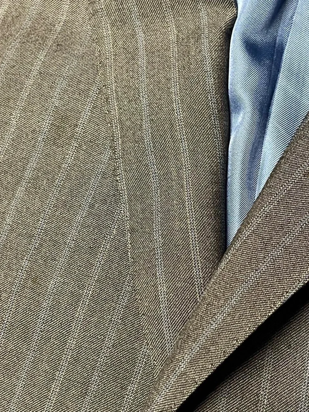 Ermenegildo Zegna Blazer Men Gray Pinstripe 2-Button Made in Italy Size 40S